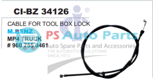 CABLE FOR TOOL BOX LOCK MBENZ MP4 TRUCK