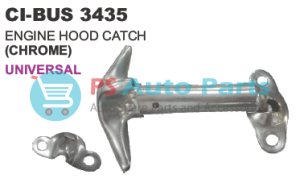 ENGINE HOOD CATCH (CHROME) UNIVERSAL TYPE