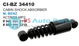CABIN SHOCK ABSORBER MBENZ ACTROS MP2