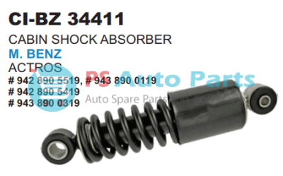 CABIN SHOCK ABSORBER MBENZ ACTROS