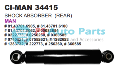 SHOCK ABSORBER (REAR) MAN