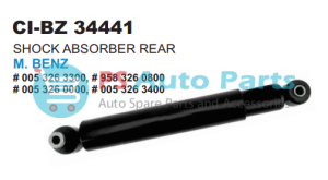 SHOCK ABSORBER REAR MBENZ