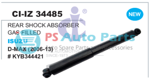 REAR SHOCK ABSORBER GAS FILLED ISUZU D-MAX