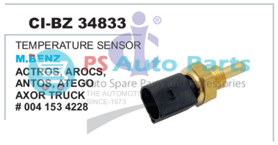 "TEMPERATURE SENSOR MBENZ ACTROS, AROCS, ANTOS, ATEGO AXOR TRUCK"