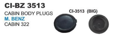CABIN BODY PLUGS BIG (PLASTIC)