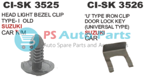 3525.png HEAD LIGHT BEZEL CLIP TYPE 1 OLD SUZUKI CAR N/M