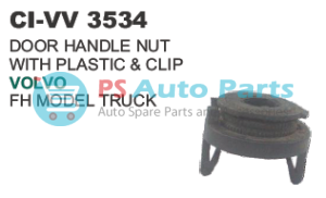 DOOR HANDLE NUT WITH PLASTIC & CLIP VOLVO
