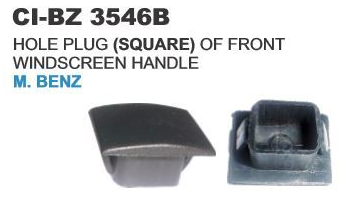 HOLE PLUG SQUARE OF FRONT WINDSCREEN HANDLE