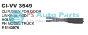 DOOR LINKAGE ROD PULL CLIP VOLVO