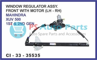 WINDOW REGULATOR ASSY FRONT(LH/RH) XUV-500 1ST & 2ND GENERATION MAHINDRA WITH MOTOR