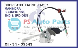 "DOOR LATCH FRONT POWER SCORPIO 1ST, 2ND,3RD GEN MAHINDRA "