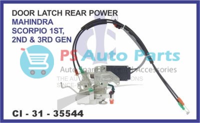 "DOOR LATCH REAR POWER SCORPIO 1ST, 2ND,3RD GEN MAHINDRA"