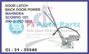 "DOOR LATCH BACK DOOR POWER SCORPIO 1ST, 2ND,3RD GEN MAHINDRA"