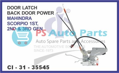 "DOOR LATCH BACK DOOR POWER SCORPIO 1ST, 2ND,3RD GEN MAHINDRA"