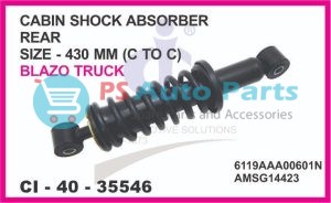 35546.jpeg CABIN SHOCK ABSORBER REAR MAHINDRA BLAZO TRUCK 430 MM(C TO C)