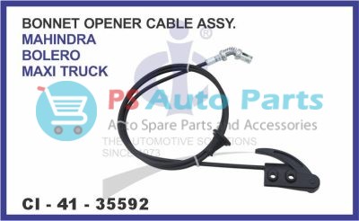 BONNET OPENER CABLE ASSEMBLY MAHINDRA BOLERO MAXI TRUCK