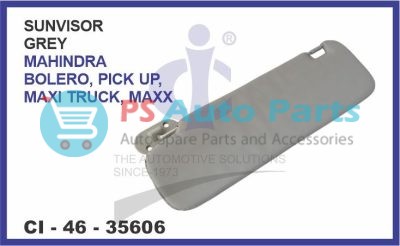 "SUNVISOR (GREY) MAHINDRA BOLERO, PICK UP, MAXI TRUCK, MAXX"