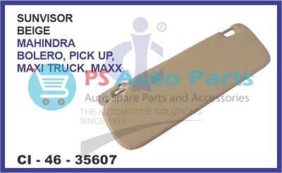 "SUNVISOR (BEIGE) MAHINDRA BOLERO, PICK UP, MAXI TRUCK, MAXX"