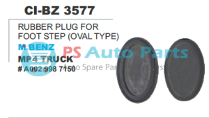 RUBBER PLUG FOR FOOT STEP(OVAL TYPE) M.BENZ MP4 TRUCK