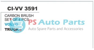 CARBON BRUSH SET OF 4 PCS VOLVO TRUCK