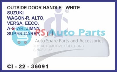 "OUTSIDE DOOR HANLDE WHITE SUZUKI WAGON-R ,ALTO,VERSA, EECO,ASTAR, JIMNY,SUPER CARRY"