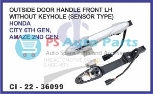36099.jpeg "OUTSIDE DOOR HANDLE FRONT LH WITHOUT KEYHOLE (SENSOR TYPE) HONDA CITY 6TH GEN, AMAZE 2ND GEN"