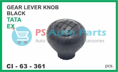 GEAR LEVER KNOB BLACK TATA EX