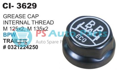 GREASE CAP (INTERL THRED) BPW TRAILER