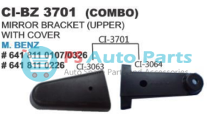 MIRROR BRACKET UPPER WITH COVER BZ TRUCK