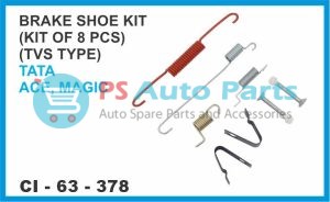 378.jpeg "BRAKE SHOE KIT (TVS TYPE) (KIT OF 8 PCS) TATA ACE, MAGIC"