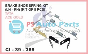 BRAKE SHOE SPRING KIT (LH-RH) (KIT OF 8 PCS) TATA ACE GOLD
