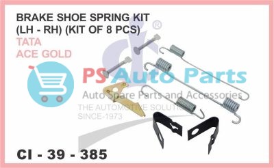 BRAKE SHOE SPRING KIT (LH-RH) (KIT OF 8 PCS) TATA ACE GOLD