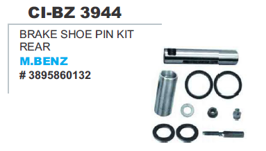 3944.png BRAKE SHOE REPAIR KIT M.BENZ