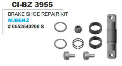 3955.png BRAKE SHOE REPAIR KIT M.BENZ