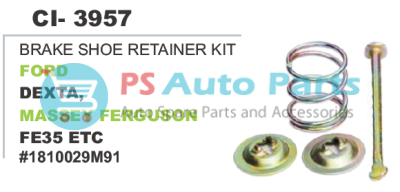 "BRAKE SHOE RETAINER KIT FORD DEXTA,MASSEY FERGUSON FE 35 etc."