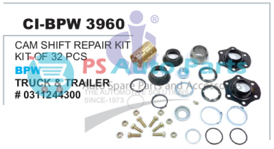 CAM SHIFT REPAIR KIT KIT OF 32 PCS BPW TRUCK & TRAILER