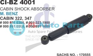 CABIN SHOCK ABSORBER MBENZ