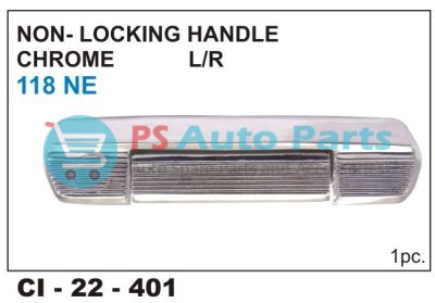 NON LOCKING HANDLE 118NE CHROME (DISCON)
