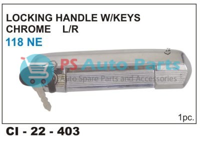 LOCKING HANDLE 118NE CHROME (DISCON)