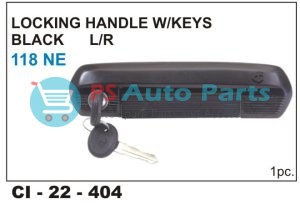 LOCKING HANDLE 118NE BLACK (DISCON)