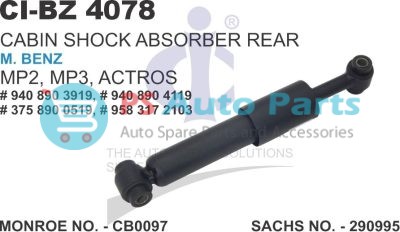 CABIN SHOCK ABSORBER MBENZ ACTROS