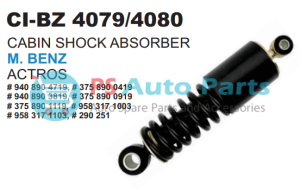 CABIN SHOCK ABSORBER MBENZ ACTROS CI-4080