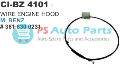 WIRE ENGINE HOOD BENZ TRUCK