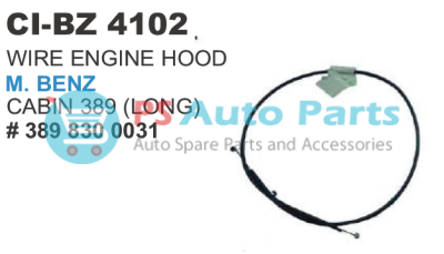 WIRE ENGINE HOOD BENZ TRUCK