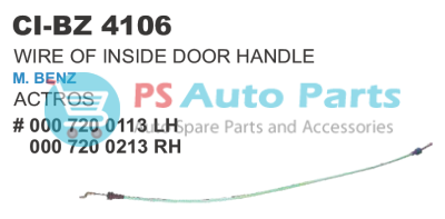 WIRE OF INSIDE DOOR HANDLE BENZ ACTROS