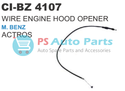 WIRE ENGINE HOOD OPENER BENZ