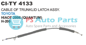 CABLE OF TRUNKLID LATCH ASSY. TOYOTA HIACE 2006 (QUANTUM)