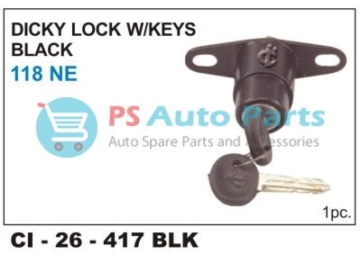 DICKY LOCK W/KEY 118NE (DISCON)
