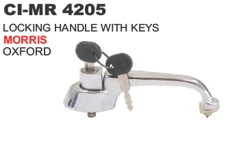 LOCKING HANDLE WITH KEYS MORRIS OXFORD
