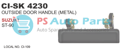 OUTSIDE DOOR HANDLE SUZUKI ST 90 METAL